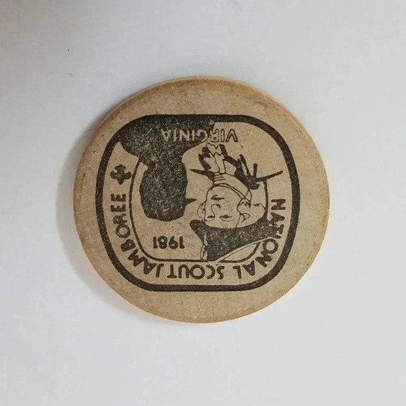 Boy Scouts 1981 National Jamboree Wooden Nickels - Picture 8 of 8